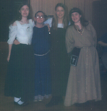 Grace, Jahnelle, Diana, Skya (2000). photo taken by Raina.